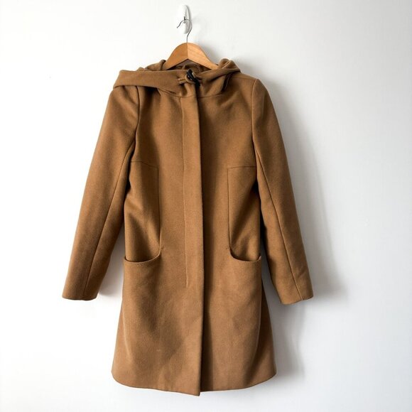 Aritzia Babaton Pearce Wool Coat Jacket Camel Size Small - Picture 5 of 10